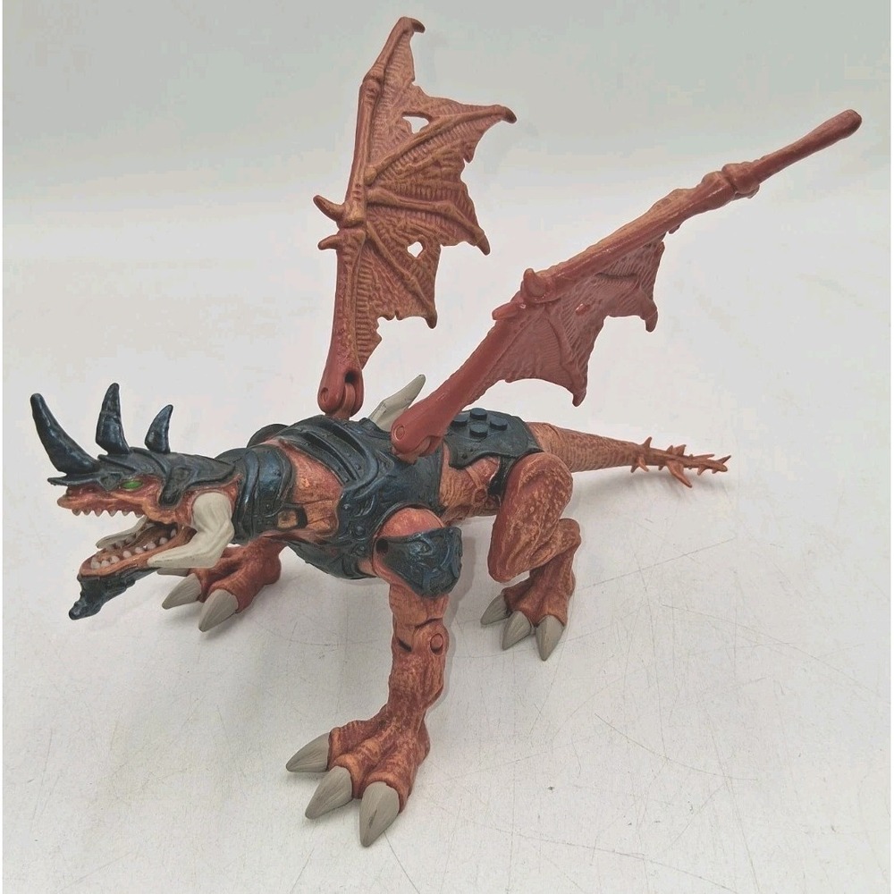 Rare Mega Bloks Fearswoop Metal Ages Lead Armour Dragon 9692 Figure